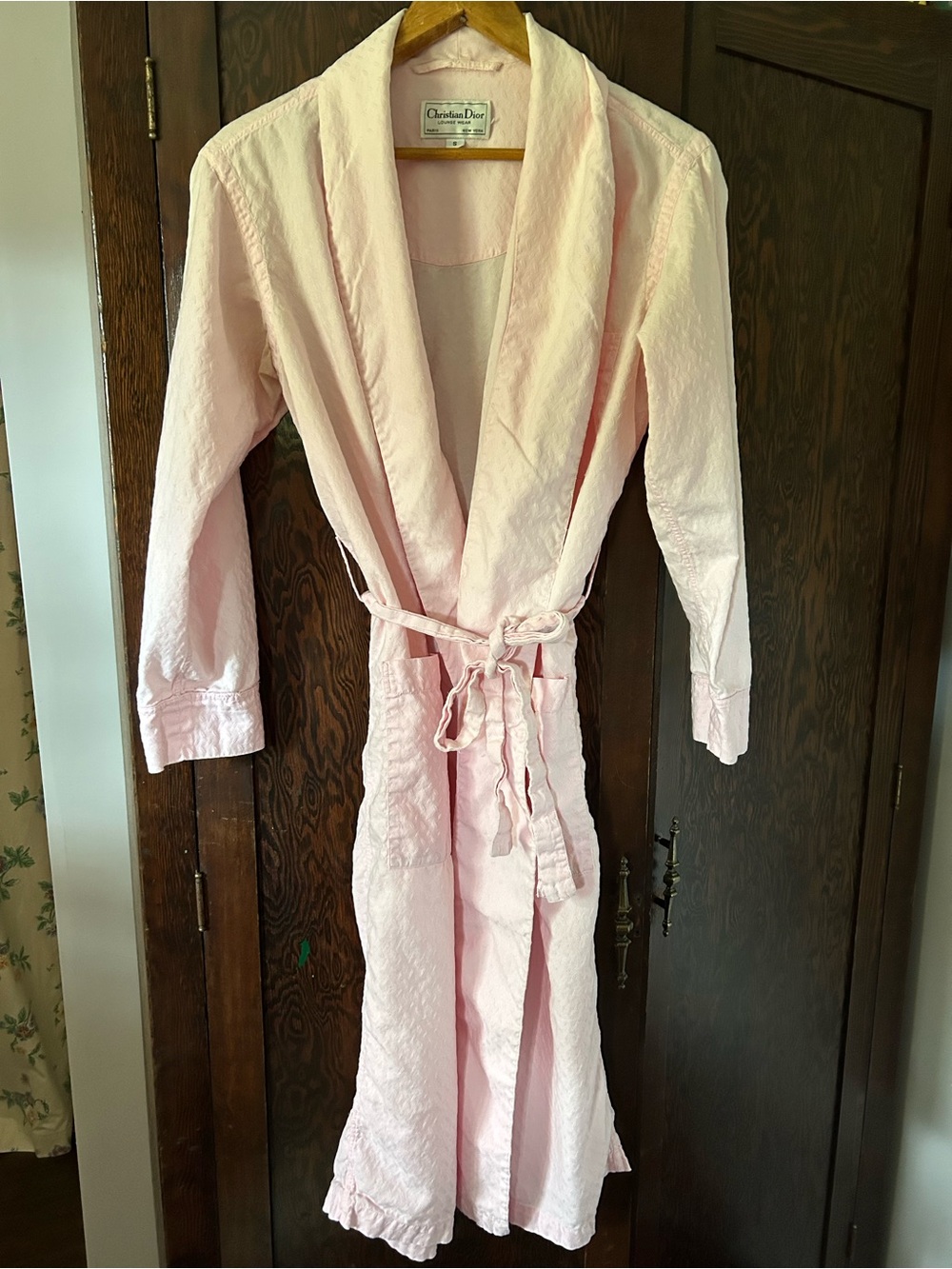 Vintage Christian Dior Pink Robe